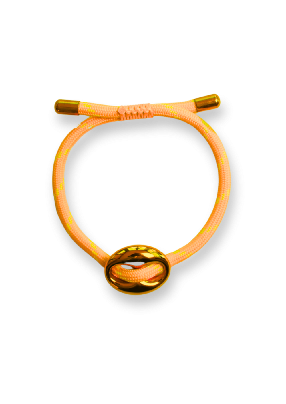 Bean Bracelet | Neon Orange