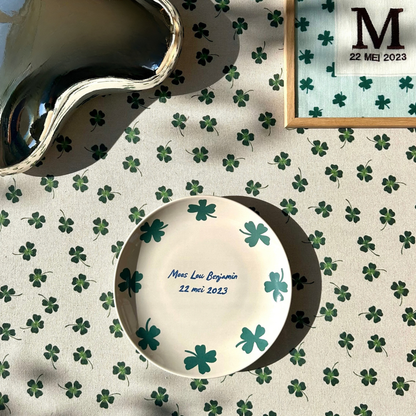 Birth Plate | Lucky Clover