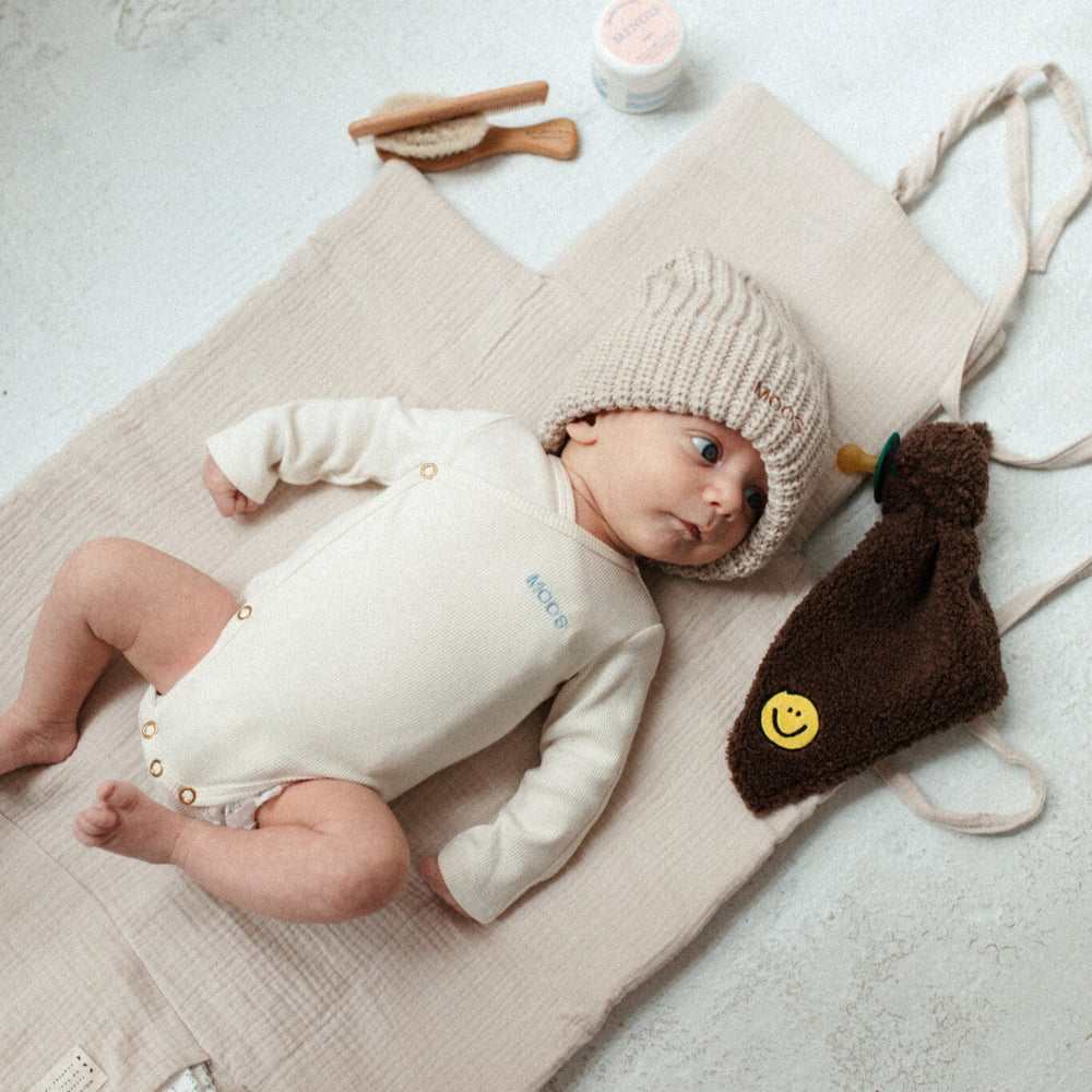 Wickelunterlage Unterwegs | Bonjour Beige