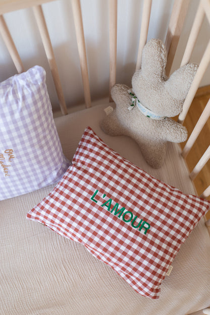 Fitted sheet cot bonjour beige 