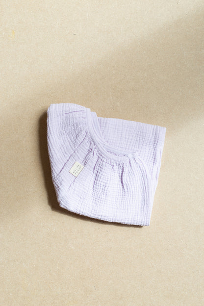 Fitted sheet crib lucky lila 