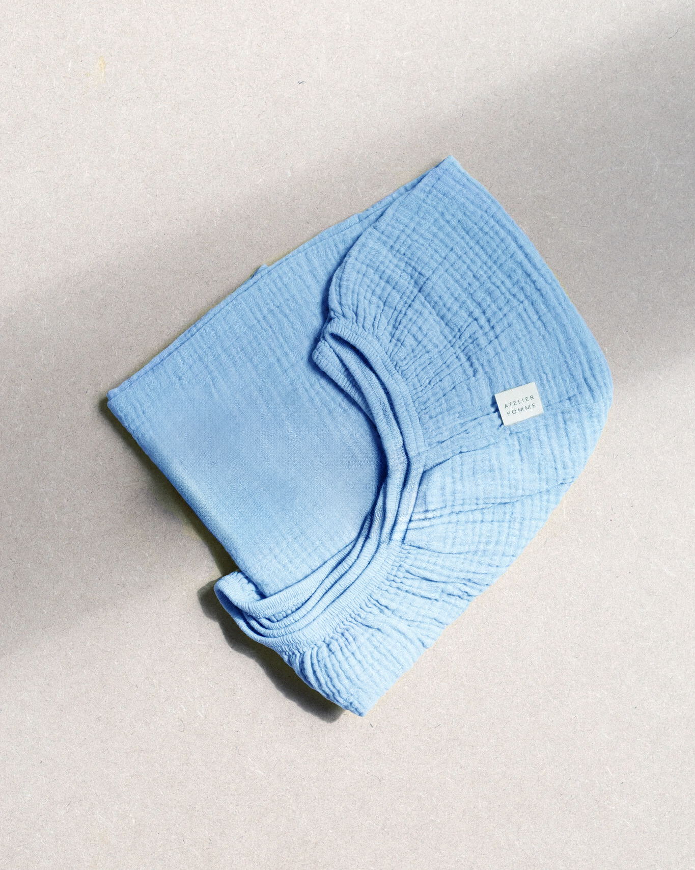 FITTED SHEET CRIB | DREAMY BLUE