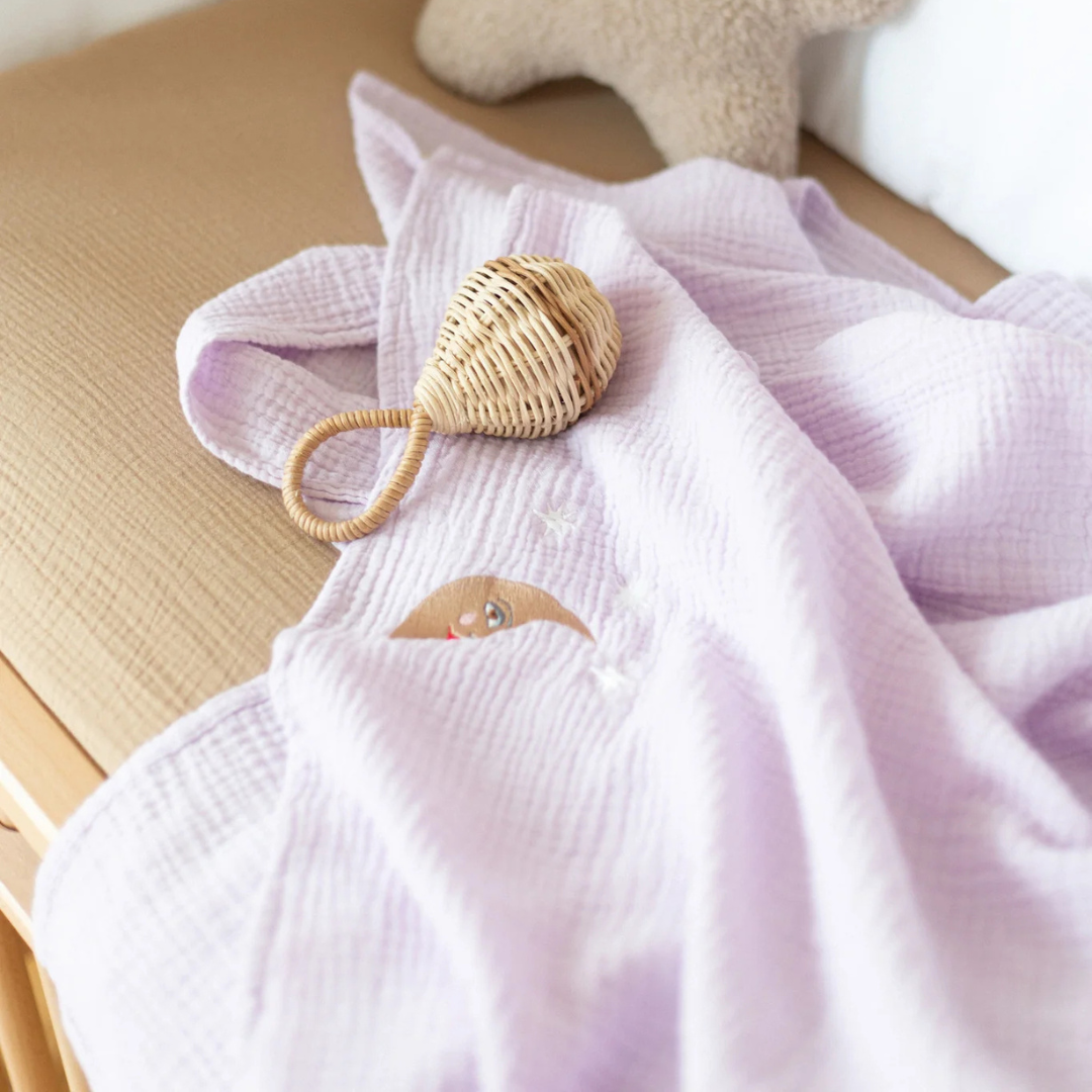 Flat sheet cot lucky lila 