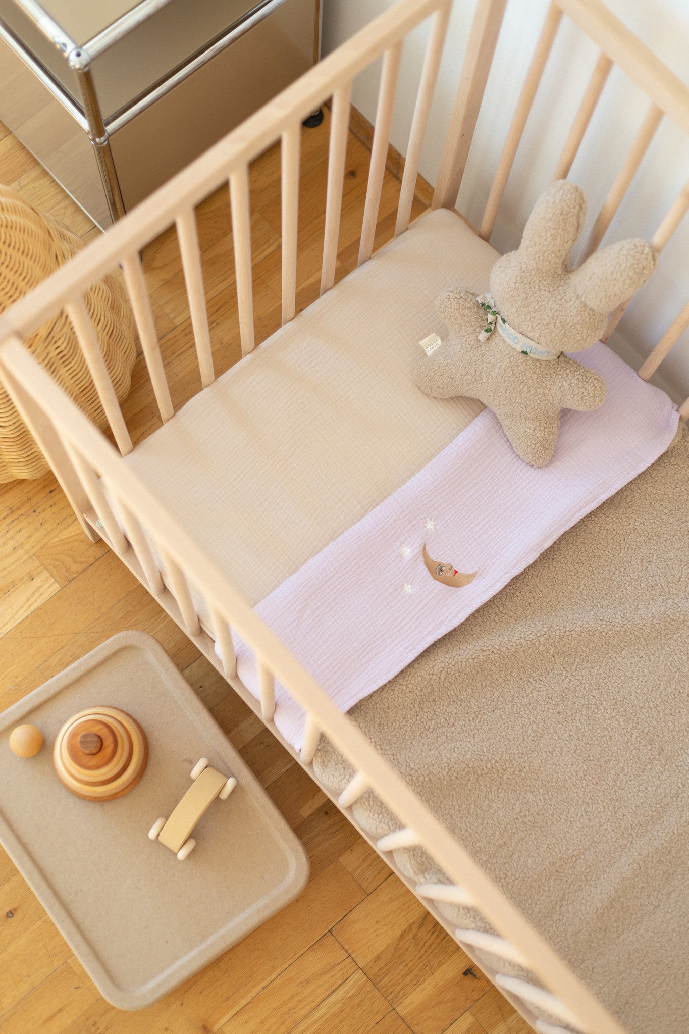 Flat sheet cot lucky lila 