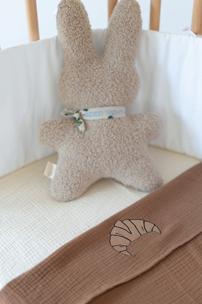 Flat sheet crib better brownie 