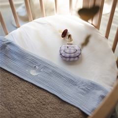 FLAT SHEET CRIB | DREAMY BLUE