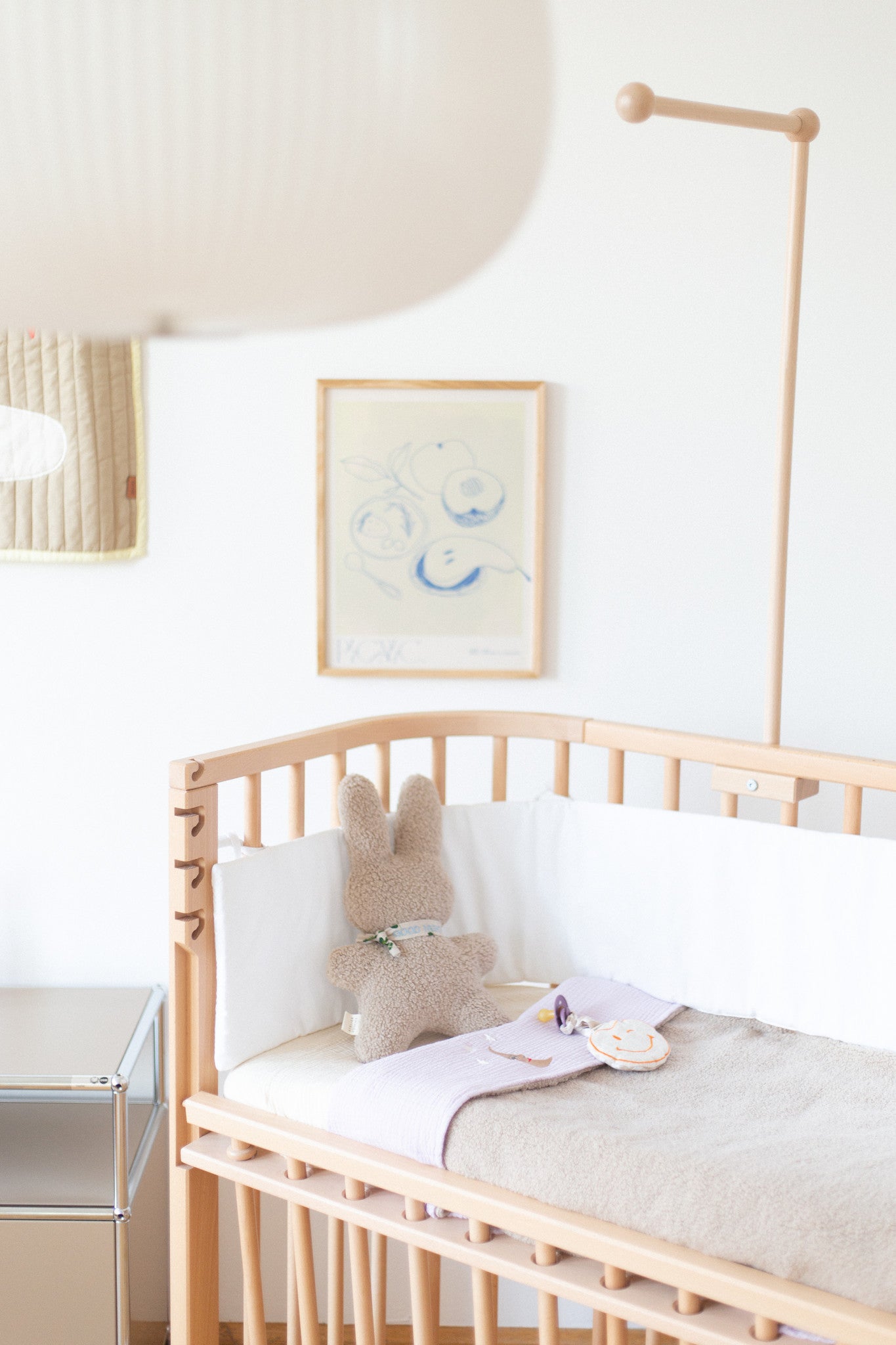 Flat sheet crib lucky lila 