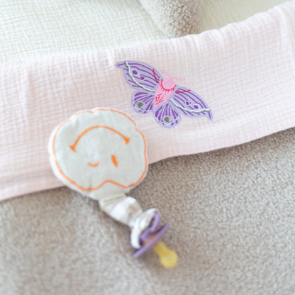 Flat sheet crib pinky promise 