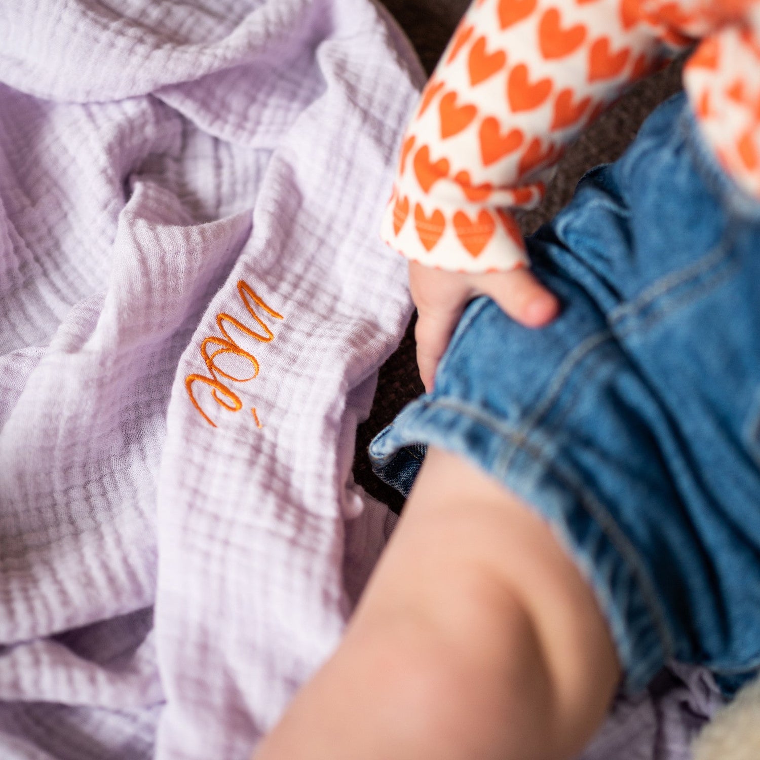 Giant swaddle lucky lila 