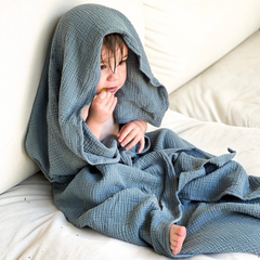 GIANT SWADDLE | MISTY BLUE