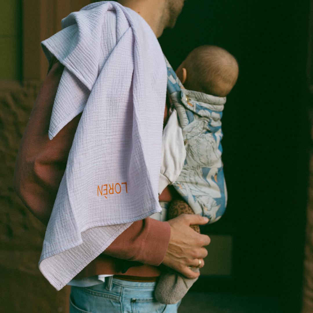 Huge towel lucky lila