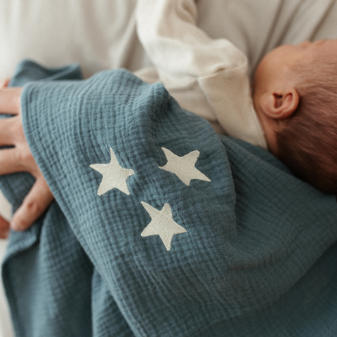 HUGE TOWEL | MISTY BLUE