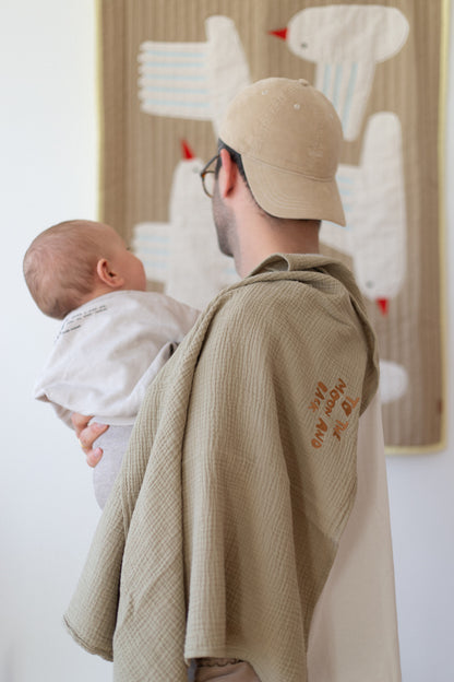 Huge towel morning moss 