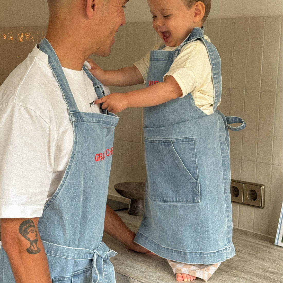 APRON PETIT CHEF | DENIM