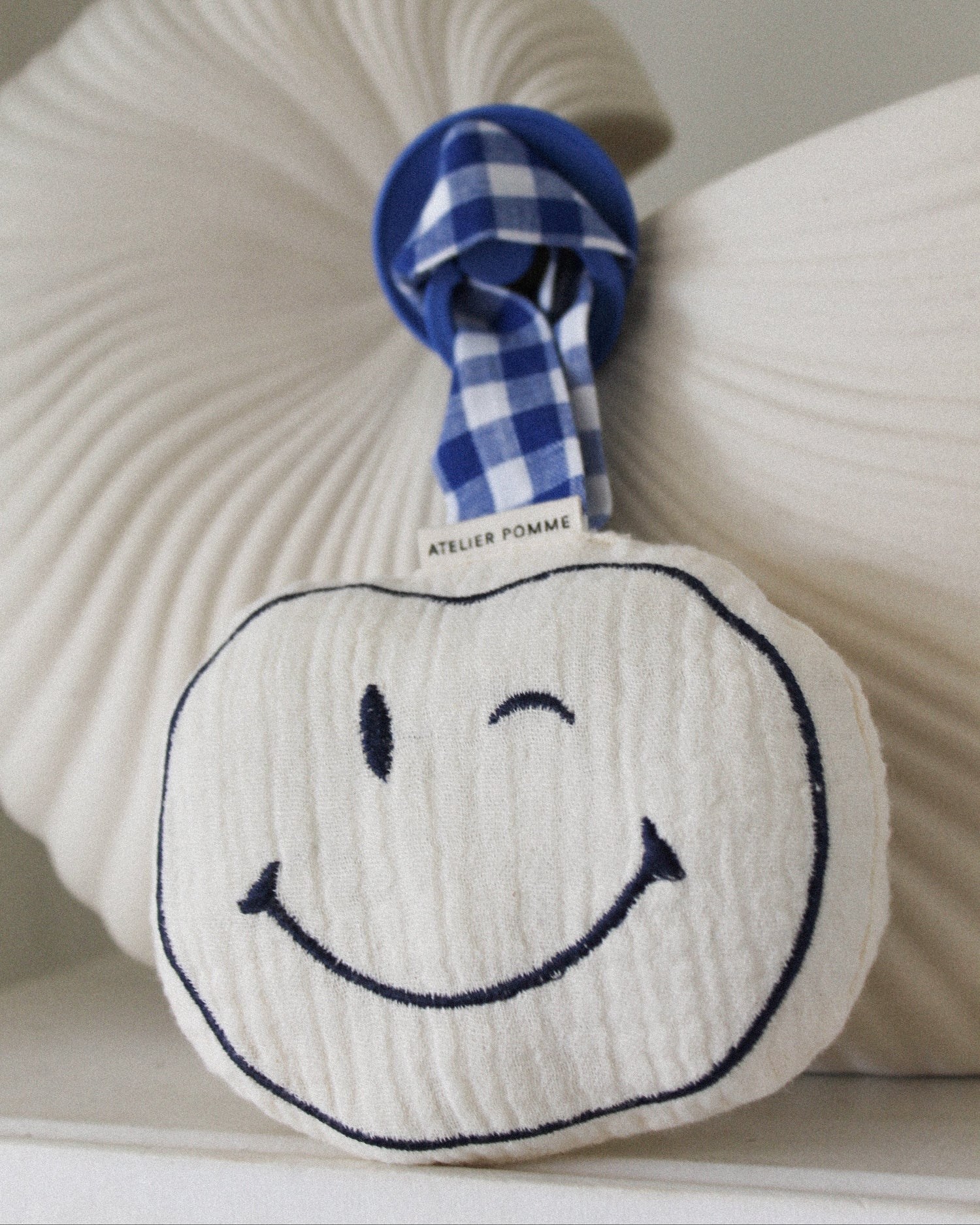 PACIFIER CLOTH POMME | BOOGIE BLUE