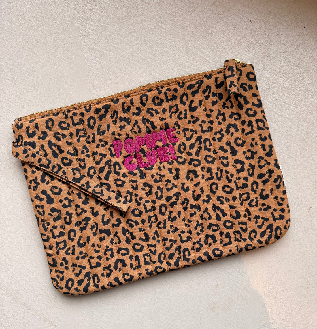 SAMPLE SALE | THE FLAT POUCH LEOPARD