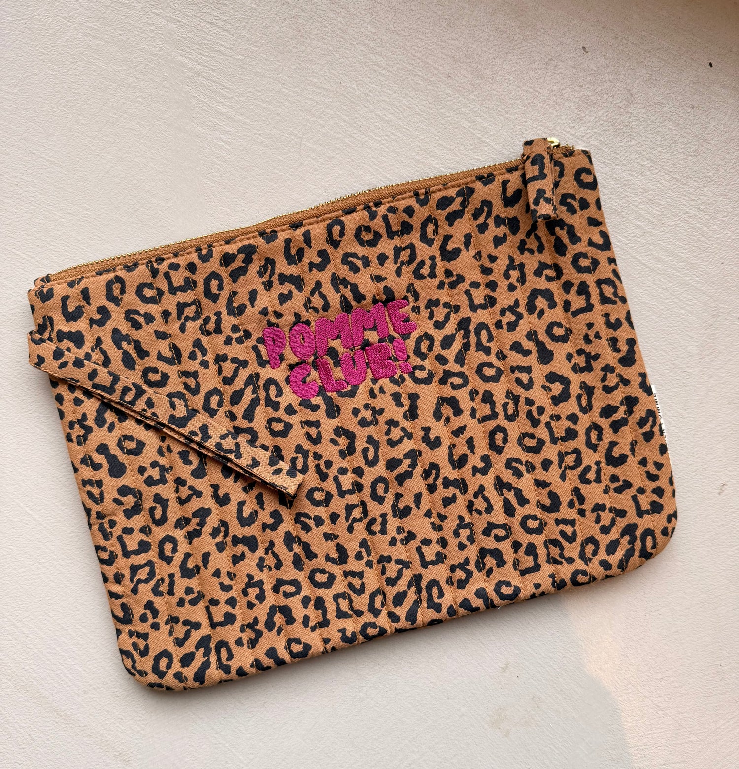 SAMPLE SALE | THE FLAT POUCH LEOPARD