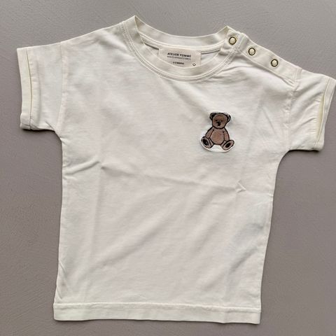 SAMPLE SALE | T-SHIRT COSY WHITE 6-12 MONTHS