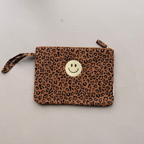 SAMPLE SALE | THE FLAT POUCH LEOPARD