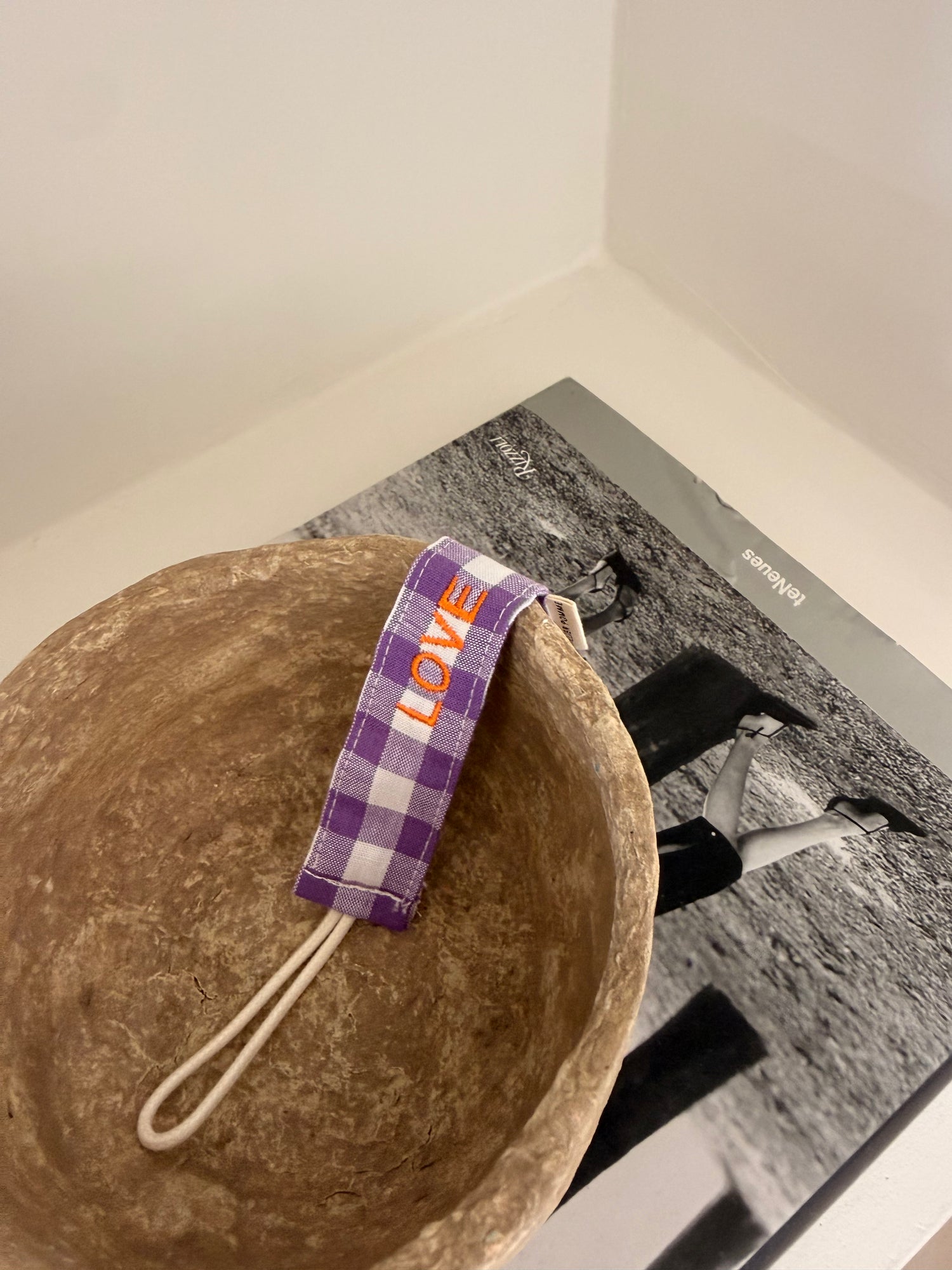 SAMPLE SALE | PACIFIER CHECKED PURPLE