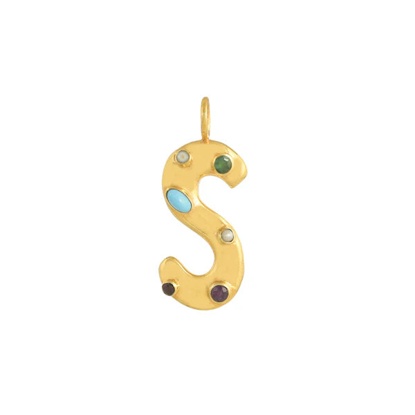 Gouden letterhanger S