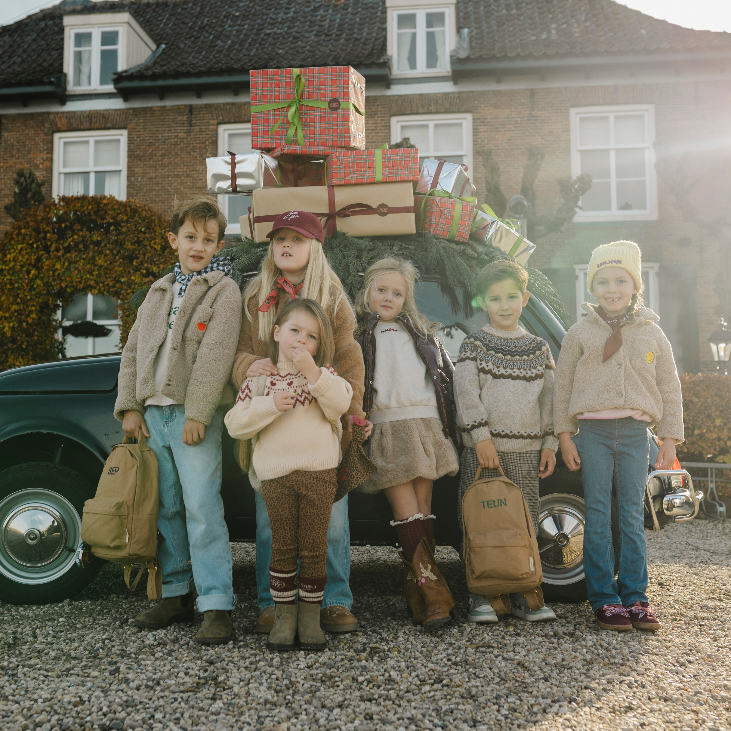 KIDS CAP BURGUNDY | ÉDITION DE NOËL