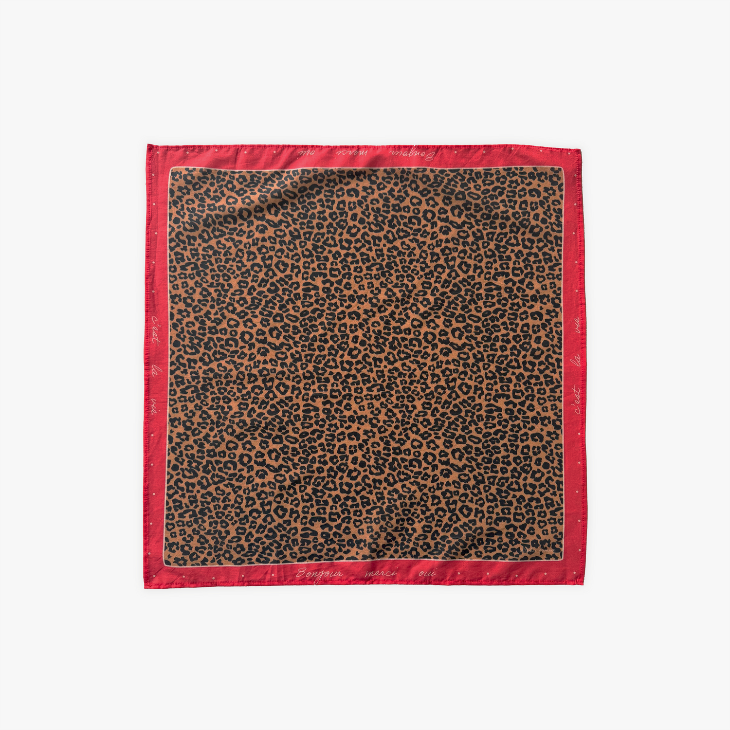 LEOPARD SCARF