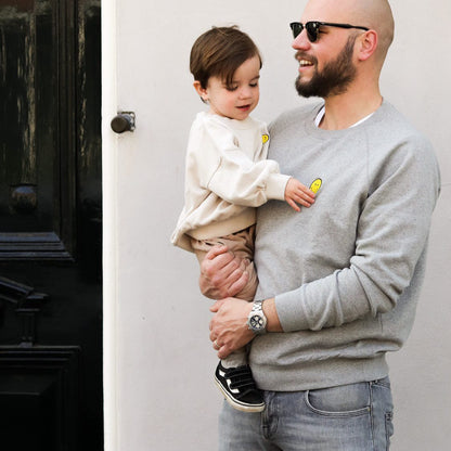 Grijze mannen sweater
