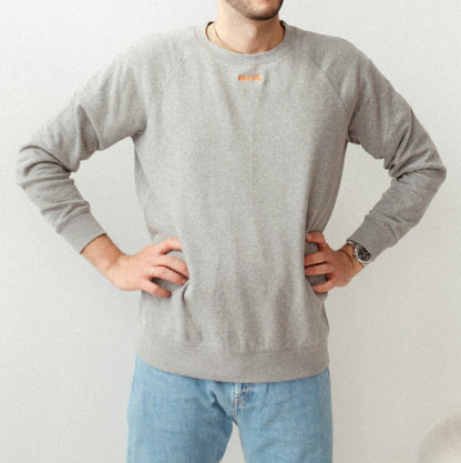 Grijze mannen sweater