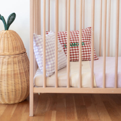 MUSLIN BED SET LUCKY LILA | LEDIKANT