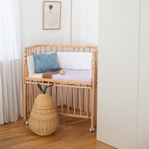 MUSLIN BED SET LUCKY LILA | WIEG