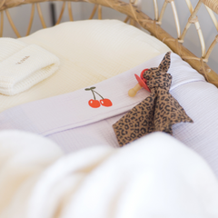 MUSLIN DEKEN LUCKY LILA | WIEG