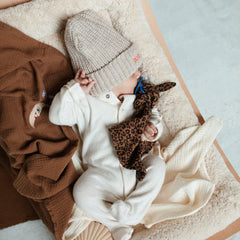 PACIFIER CLOTH CUDDLE |  LEOPARD