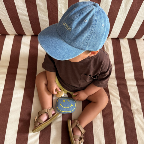 PACIFIER CLOTH  POMME | DENIM