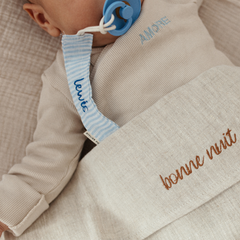 PACIFIER CORD | LOVELY LINEN DREAMY BLUE