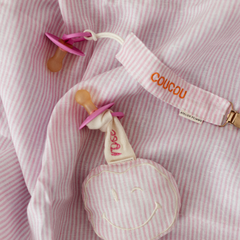 PACIFIER CORD | LOVELY LINEN PINKY PROMISE