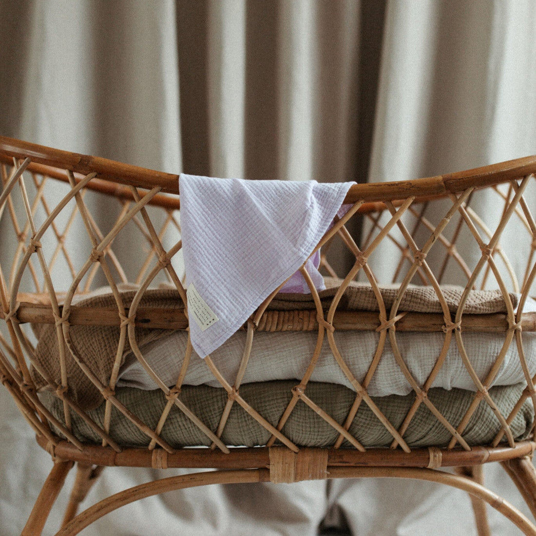 hydrofiele doek in kleur lila 