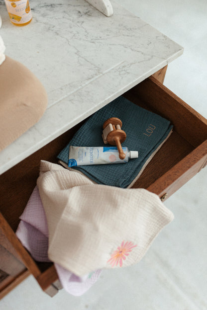 Petit towel misty blue 