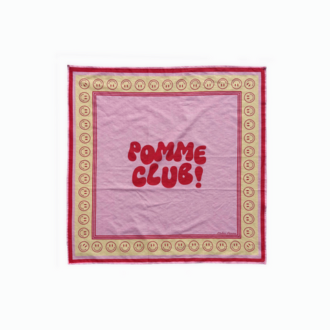 POMME CLUB SMILIN' SCARF | BLOWY BUBBLEGUM