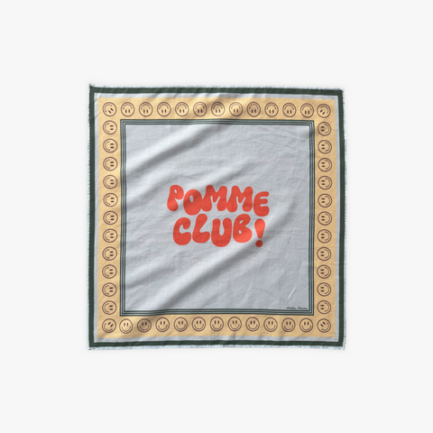 POMME CLUB SMILIN' SCARF | DREAMY BLUE