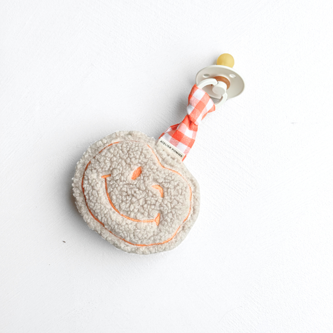PACIFIER CLOTH  POMME | TEDDY OOPSY ORANGE