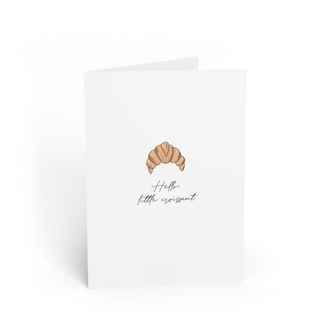 POST CARD | HELLO LITTLE CROISSANT