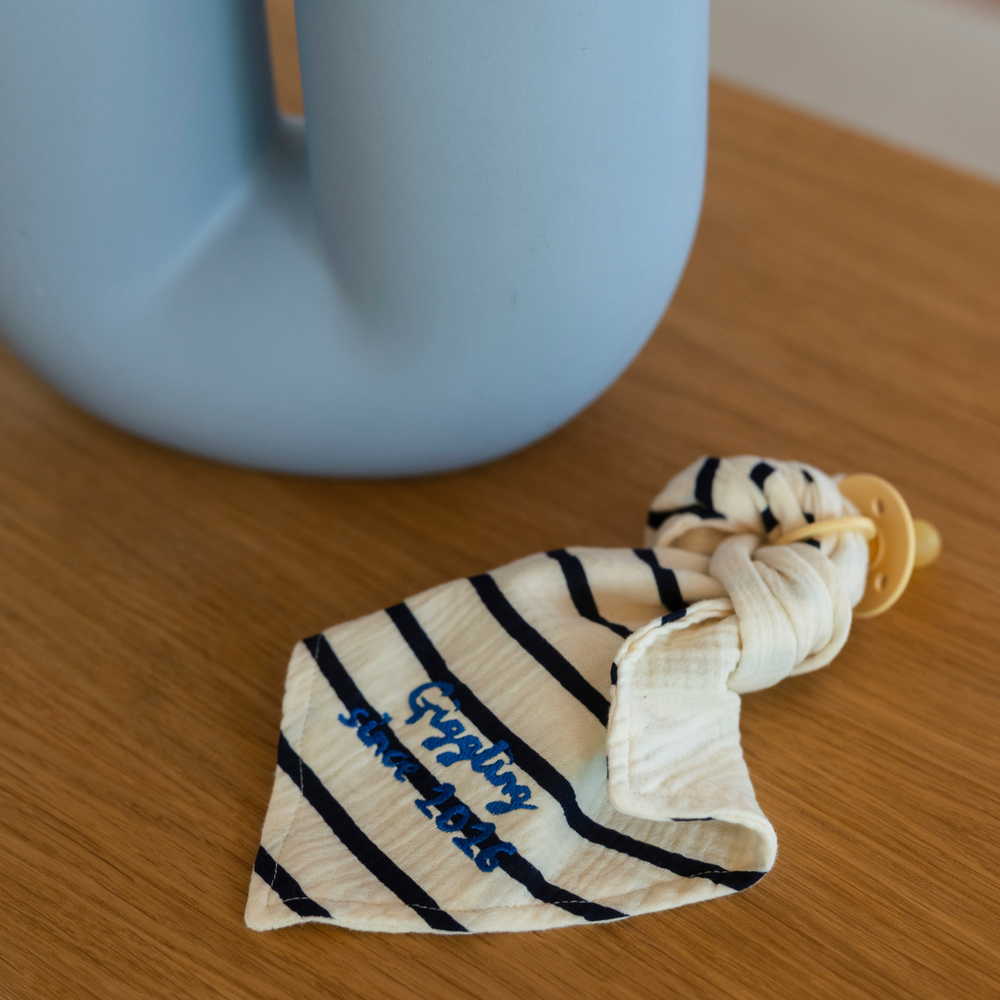 Pacifier cloth cuddle | The breton stripe