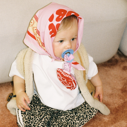 SPEENDOEKJE POMME | BANDANA RUBY RED