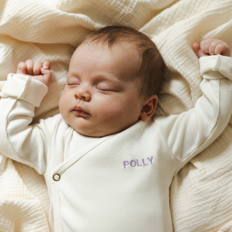 OVERSLAGROMPER | COSY WHITE