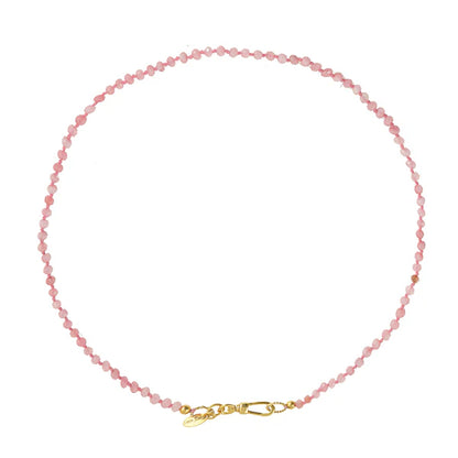 Jade Knotted Pink | Necklace
