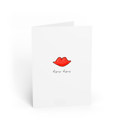 SALE POST CARD  | BISOUS, BISOUS