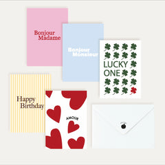 SET OF 5 POST CARDS | PETIT BONJOUR