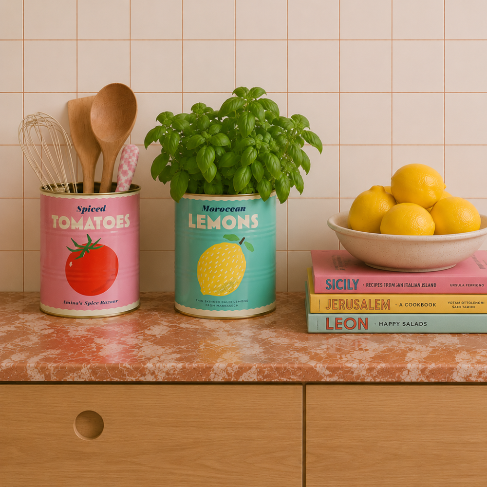 Storage tins | Lemon and Tomato