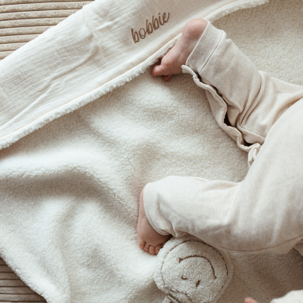 TEDDY BLANKET COT | SNOWY